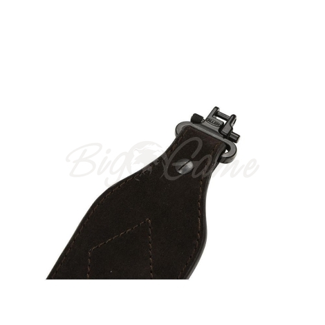 Ремень погонный ALLEN Sling-Rifle Suede Deer Head with Swivels цв. Brown фото 6
