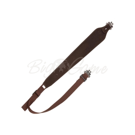 Ремень погонный ALLEN Sling-Rifle Suede Deer Head with Swivels цв. Brown фото 8