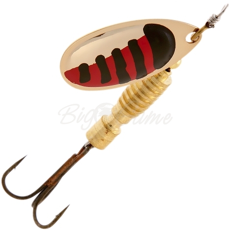 Блесна вращающаяся NORSTREAM Silta Spinner № 0 2 г цв. gold black / red фото 1
