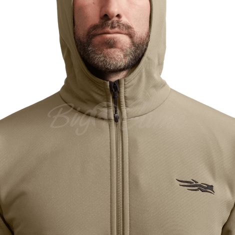 Толстовка SITKA Alpha Fleece Hooded Jacket цвет Buckskin фото 4