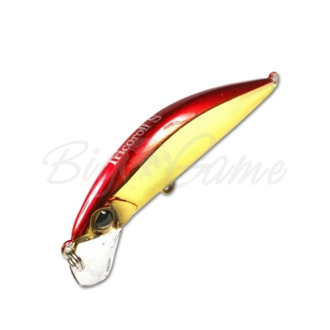 Воблер JACKALL TIMON Tricoroll 83S цв. haku red & gold фото 2