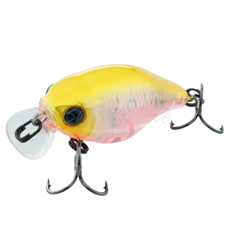 Воблер JACKALL Chubby 38F цв. clear chartreuse tiger фото 1