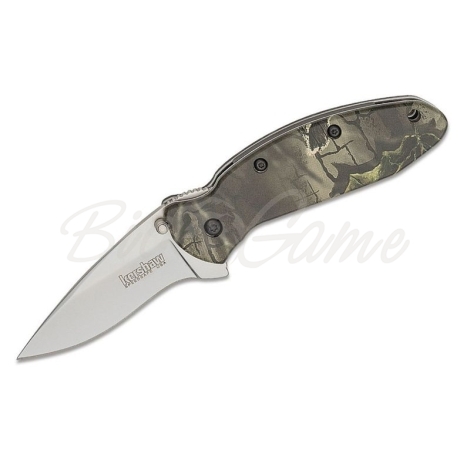 Нож складной полуавтоматический KERSHAW Scallion Camo сталь 420НС рукоять Алюминий 6061 T-6 цв. Камуфляж фото 1