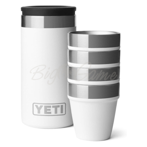 Набор рюмок YETI Shot Glasses & Case цв. White фото 1