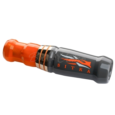 Манок на гуся D.E.D CUSTOM CALLS Зов Тундры Call of Tundra (пластик) с гравировкой цв. Оранжевый перламутр / Серый фото 4