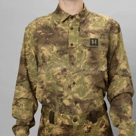 Рубашка HARKILA Deer Stalker Camo L/S Shirt цвет AXIS MSP Forest фото 4