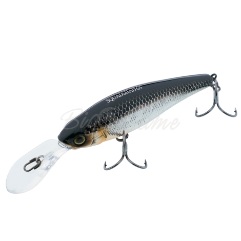 Воблер JACKALL Squad Shad 65 цв. hl silver & black фото 1