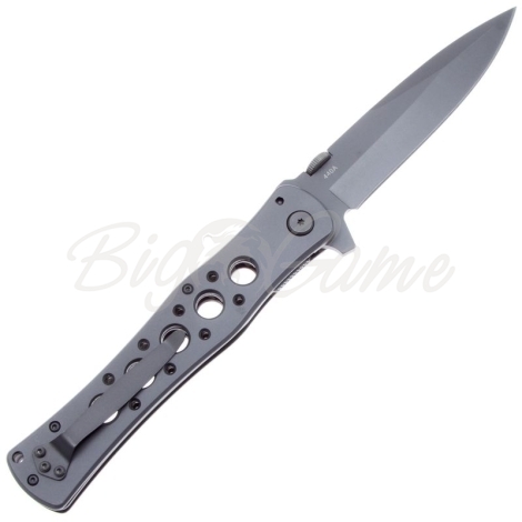 Нож складной полуавтоматический BOKER Urban Tank сталь 440А рукоять Сталь цв. Серый фото 4