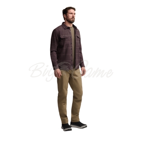Рубашка SITKA Hardwood Hvy Wt Flannel цвет Cherry Wood Fall Plaid фото 3