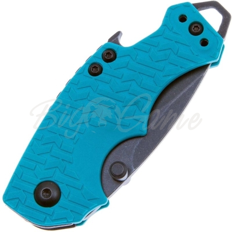Нож складной автоматический KERSHAW Shuffle сталь 8Cr13MoV рукоять Термопластик GRN цв. Бирюзовый фото 2