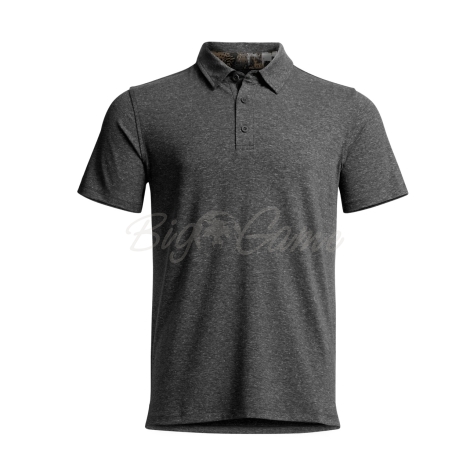 Поло SITKA Essential SS Polo цвет Obsidian Heather фото 1