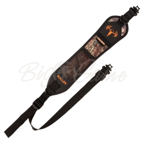 Ремень погонный ALLEN Hypa-Lite Bruiser Deer Hunting Rifle Sling цв. Black / Mossy Oak Break-Up Country Camo фото 1