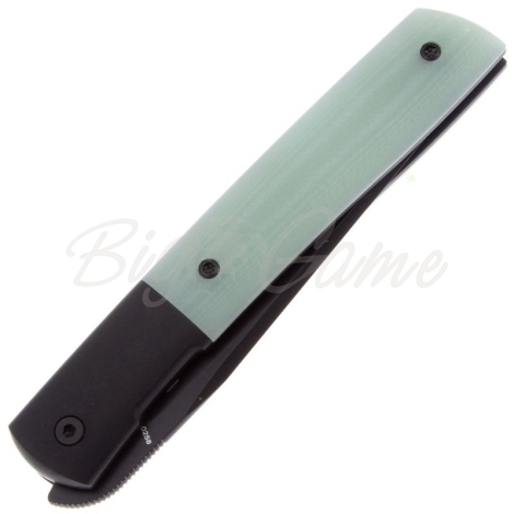 Нож складной полуавтоматический BOKER Urban Trapper Premium Bohler M390 рукоять стеклотекстолит G10 цв. Зеленый фото 3