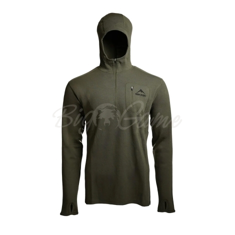 Худи SKRE Kaibab 300 Merino Hoodie цвет Olive Green фото 1