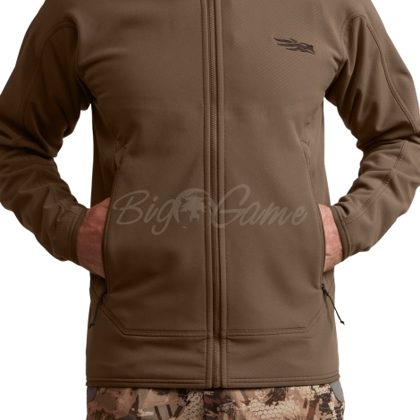 Толстовка SITKA Alpha Fleece Hooded Jacket цвет Cattail Brown фото 2