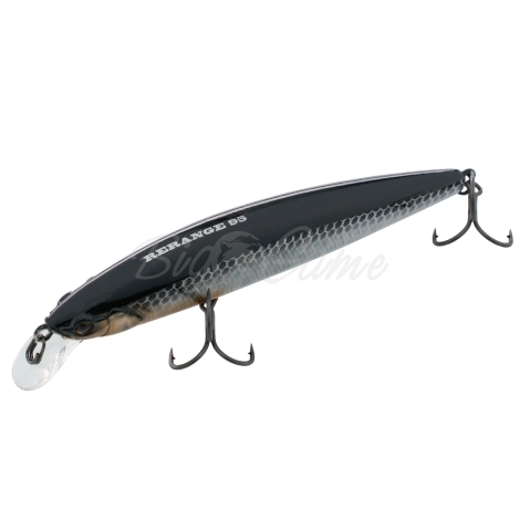 Воблер JACKALL Rerange 95 SP цв. hl silver & black фото 1