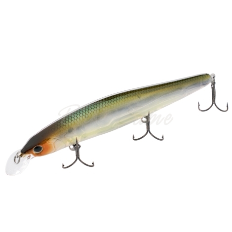 Воблер DAIWA Steez Minnow 110SP SR цв. Natural Ghost Shad фото 1