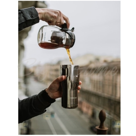 Термокружка BOBBER Tumbler 0,47 л цвет Black Coffee (чёрный) фото 7