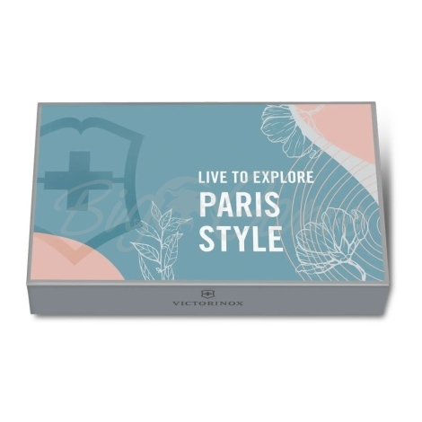 Швейцарский нож VICTORINOX Companion Paris Style 16 функций цв. Розовый (в подарочной уп.) фото 3