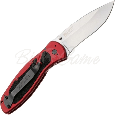 Нож складной полуавтоматический KERSHAW Blur 14C28N рукоять Алюминий цв. Красный фото 3