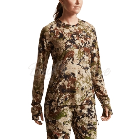 Термокофта SITKA WS Core Merino 120 LS Crew цвет Optifade Subalpine фото 4