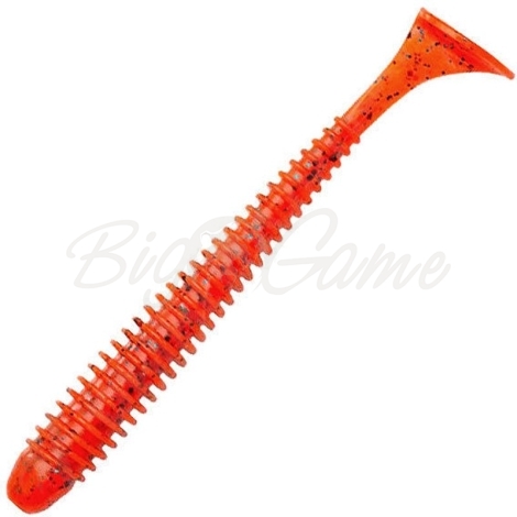 Виброхвост KEITECH Swing Impact 4'' (8 шт.) цв. EA#13 Spicy Mustard PP/Blue FLK фото 1