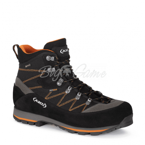 Ботинки треккинговые AKU Trekker III Wide GTX цвет Black / Orange фото 1