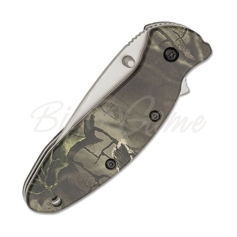 Нож складной полуавтоматический KERSHAW Scallion Camo сталь 420НС рукоять Алюминий 6061 T-6 цв. Камуфляж фото 2