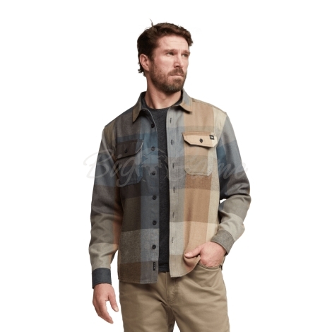 Рубашка SITKA Hardwood Hvy Wt Flannel цвет Buckskin Fall Plaid фото 6