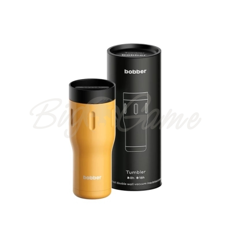 Термокружка BOBBER Tumbler 0,5 л цвет Ginger Tonic (имбирный тоник) фото 2