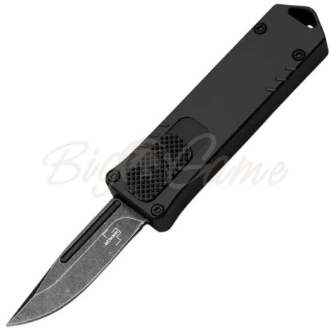 Нож складной автоматический BOKER USB OTF 2.0 сталь D2 рукоять Алюминий цв. Черный фото 1