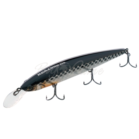 Воблер JACKALL Rerange 110SP MR цв. hl silver & black фото 1