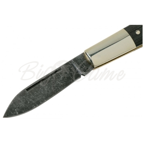 Нож складной полуавтоматический BOKER Barlow Oak Tree сталь 440C рукоять Мореный дуб цв. Черный фото 2