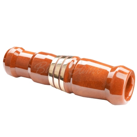 Манок на белолобого гуся D.E.D CUSTOM CALLS Зов вдовы Call of widow Short barrel (делрин) цв. Карамельный фото 2