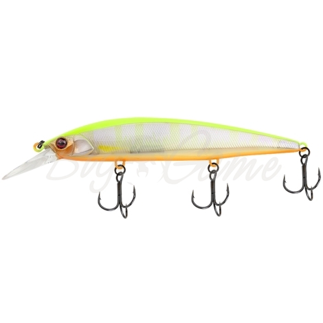 Воблер JACKALL Rerange 110SP MR цв. chartreuse back pearl фото 2