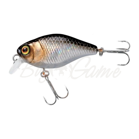 Воблер JACKALL Chubby 38F цв. hl silver & black фото 2