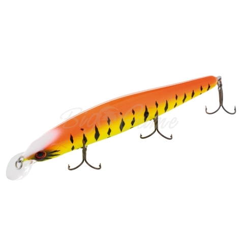 Воблер DAIWA Steez Minnow 110SP-SR цв. Red Tiger фото 1