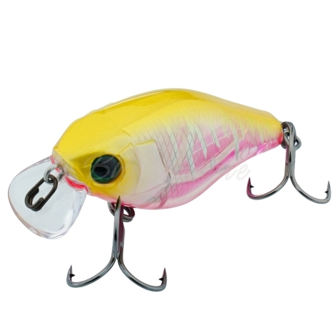 Воблер JACKALL Chubby 41F цв. clear chartreuse tiger фото 1