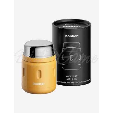 Термос BOBBER Jerrycan 0,5 л с ложкой цвет Ginger Tonic (имбирный тоник) фото 3