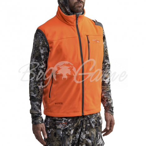 Жилет сигнальный SITKA Stratus Vest 2024 цвет Blaze Orange фото 6