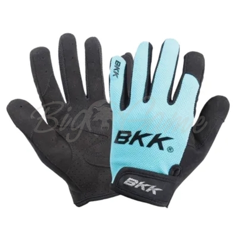 Перчатки BKK Full-Finger Glove цвет черный / голубой фото 1