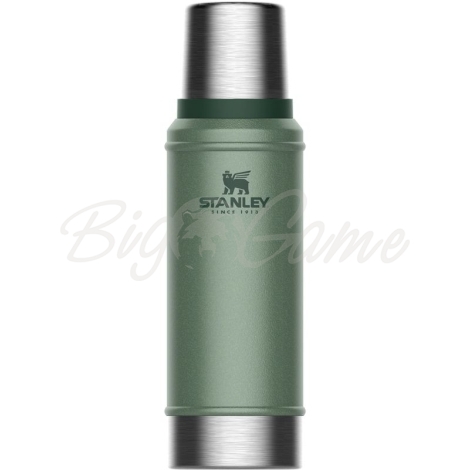 Термос STANLEY Classic Vacuum Bottle 0,75 л цвет тёмно-зелёный фото 1