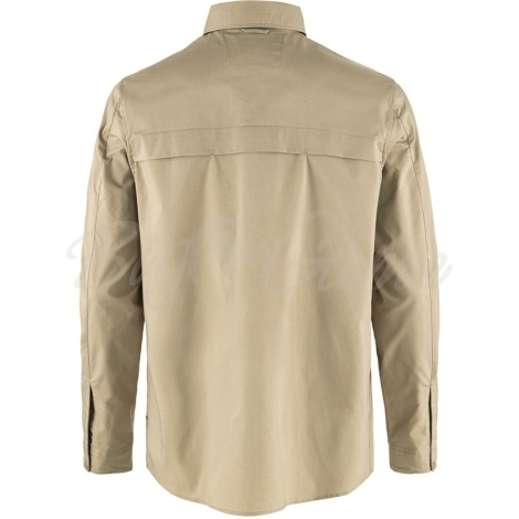 Рубашка FJALLRAVEN Abisko Trail Shirt LS цвет Fossil фото 2