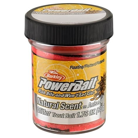 Паста форелевая BERKLEY PowerBait Natural Scent Glitter фото 1