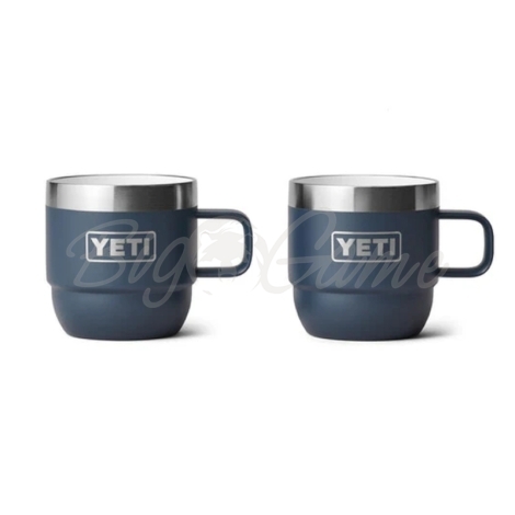 Набор кружек YETI Rambler Espresso Stackable Mug (2 шт.) 180 цвет Navy фото 1