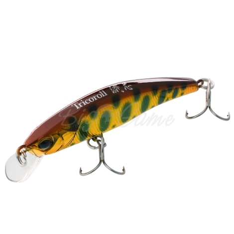 Воблер JACKALL TIMON Tricoroll Ryushin 53HW цв. hl copper yamame фото 1