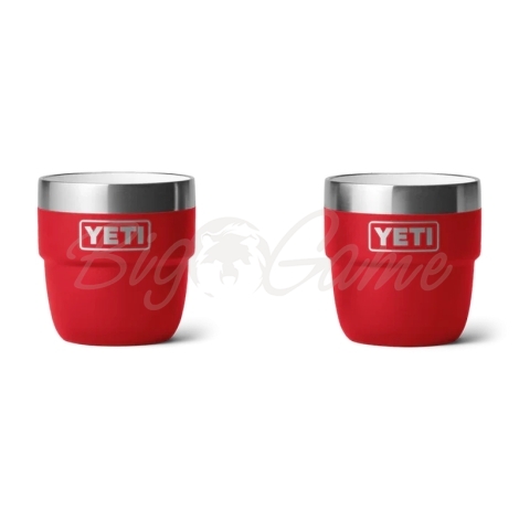 Набор кружек YETI Rambler Espresso Stackable Cup (2 шт.) 120 цвет Rescue Red фото 1