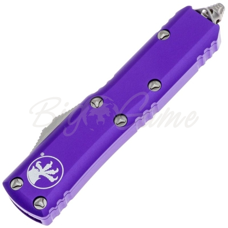 Нож складной автоматический MICROTECH UTX-85 S/E сталь М390 рукоять Алюминий цв. Фиолетовый фото 3