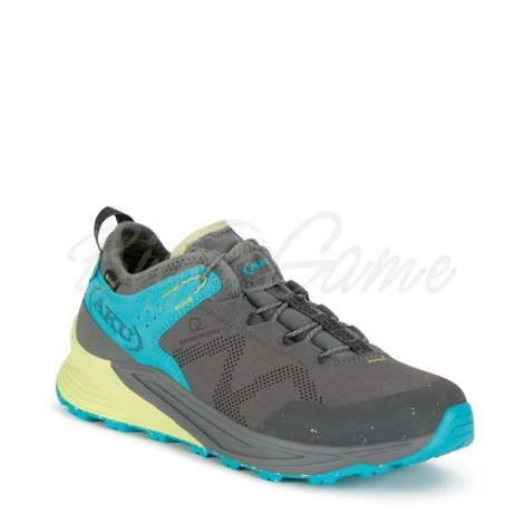 Кроссовки треккинговые AKU Omnia V-Light GTX цвет Grey / Turquoise фото 1