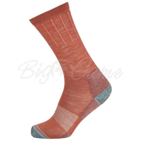 Носки LORPEN PTLMC Pro Trek Merino Light Mid Crew цвет Washed Bordeaux фото 1